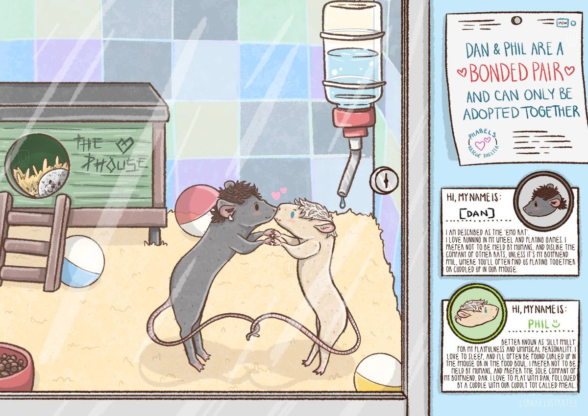 The Phrats | Dan and Phil Fanart A4 Print