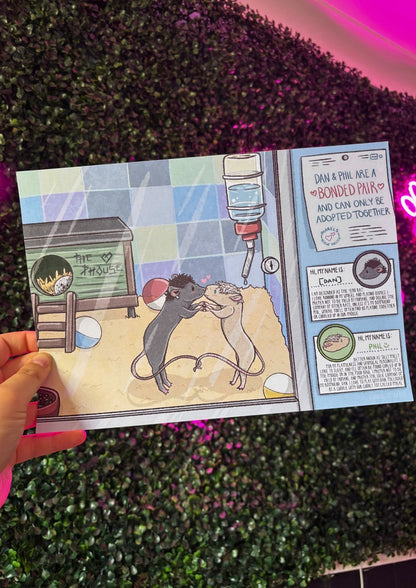 The Phrats | Dan and Phil Fanart A4 Print