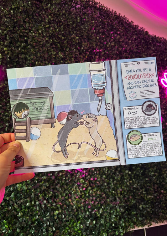 The Phrats | Dan and Phil Fanart Print