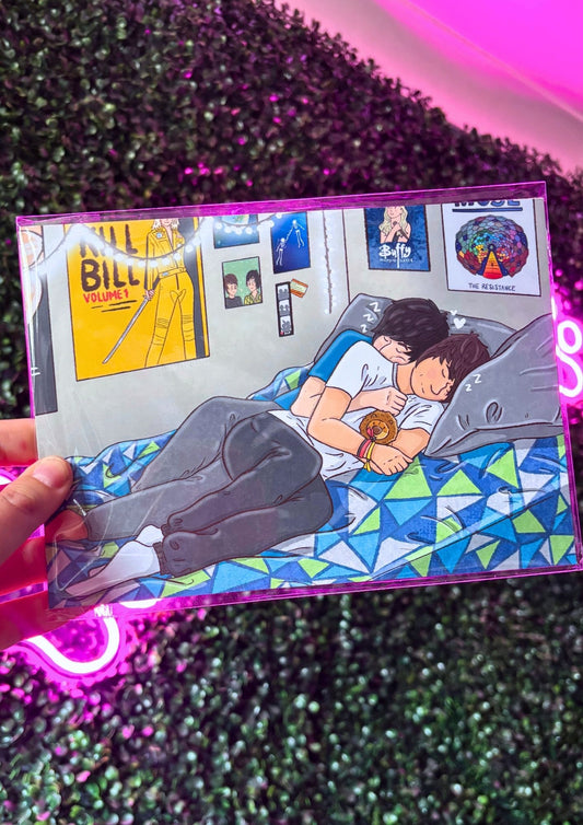 Sleepy Boys | Dan and Phil Fanart Print A5