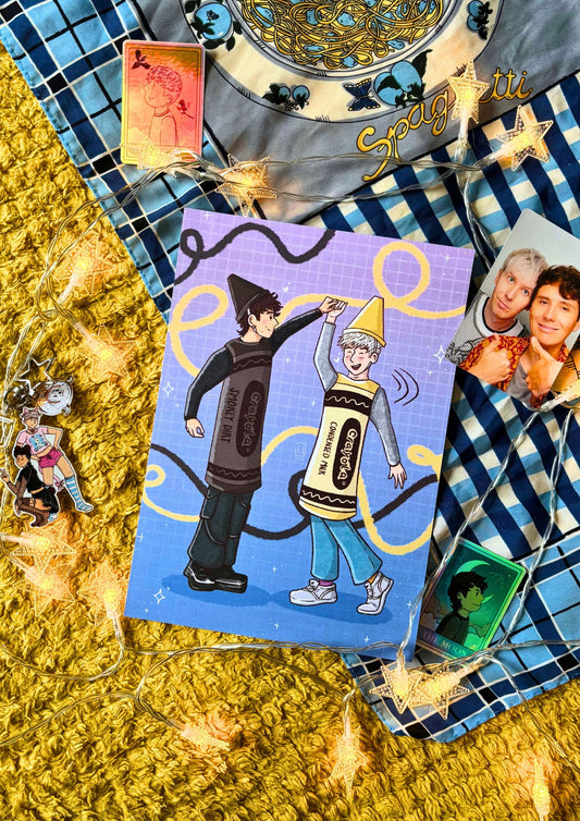 Smokey Dirt & Condensed Milk | Dan and Phil Fanart Print A5