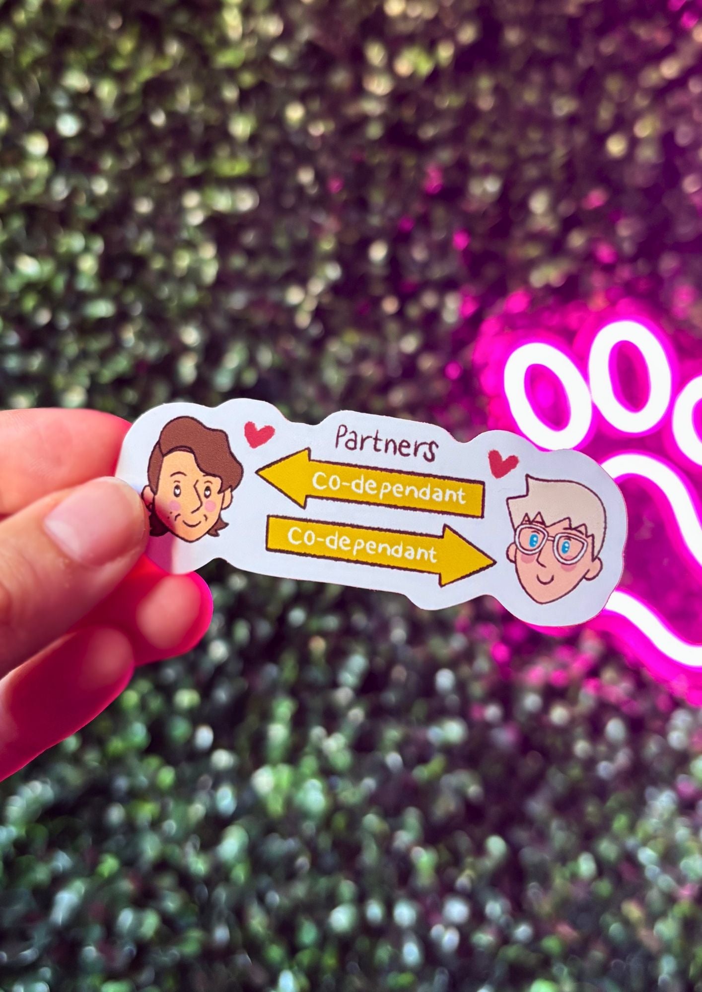 Codependant Tomodachi Phan | Dan and Phil Sticker
