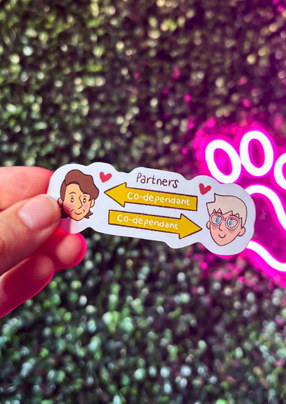 Codependant Tomodachi Phan | Dan and Phil Sticker