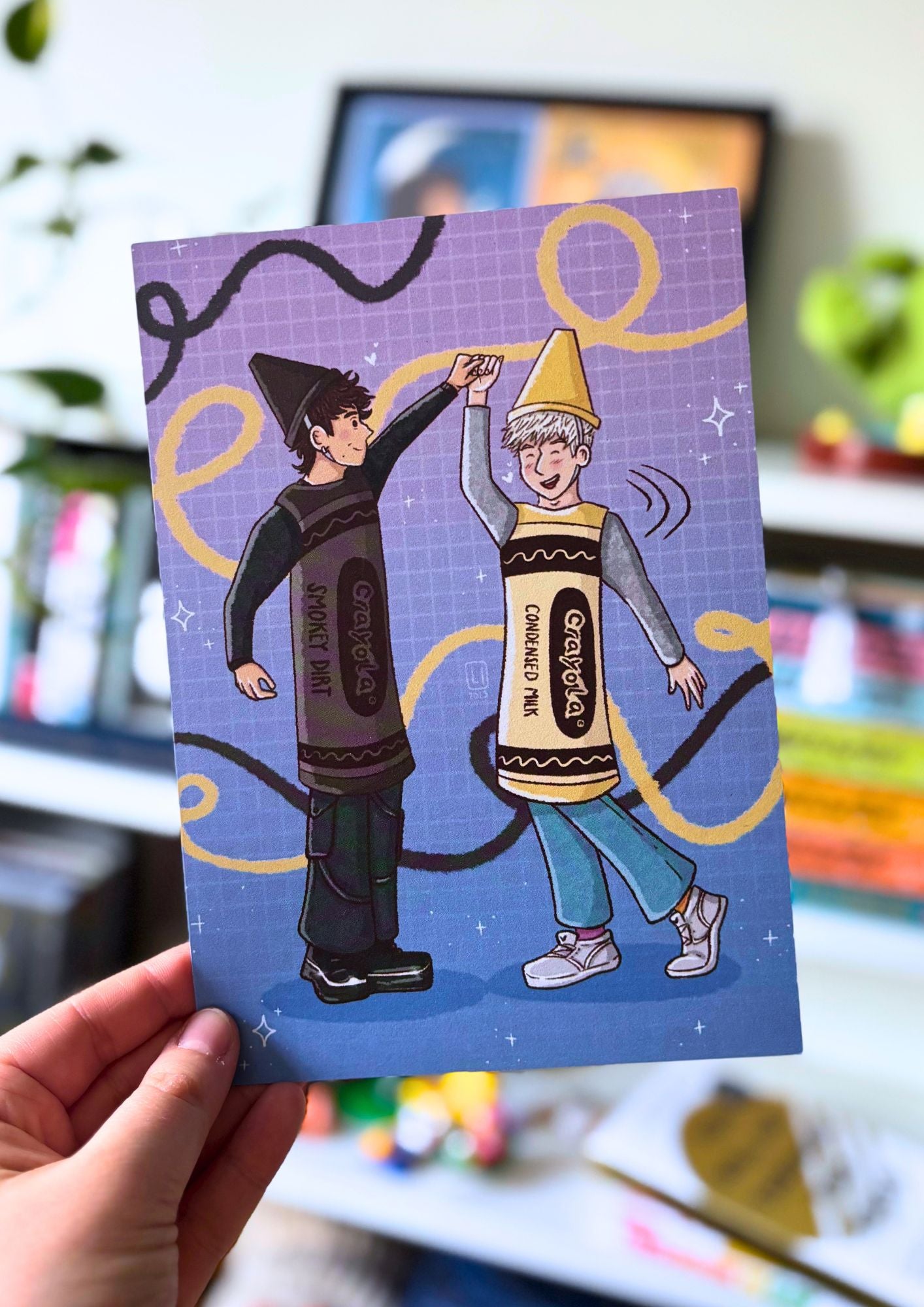 Smokey Dirt & Condensed Milk | Dan and Phil Fanart Print A5