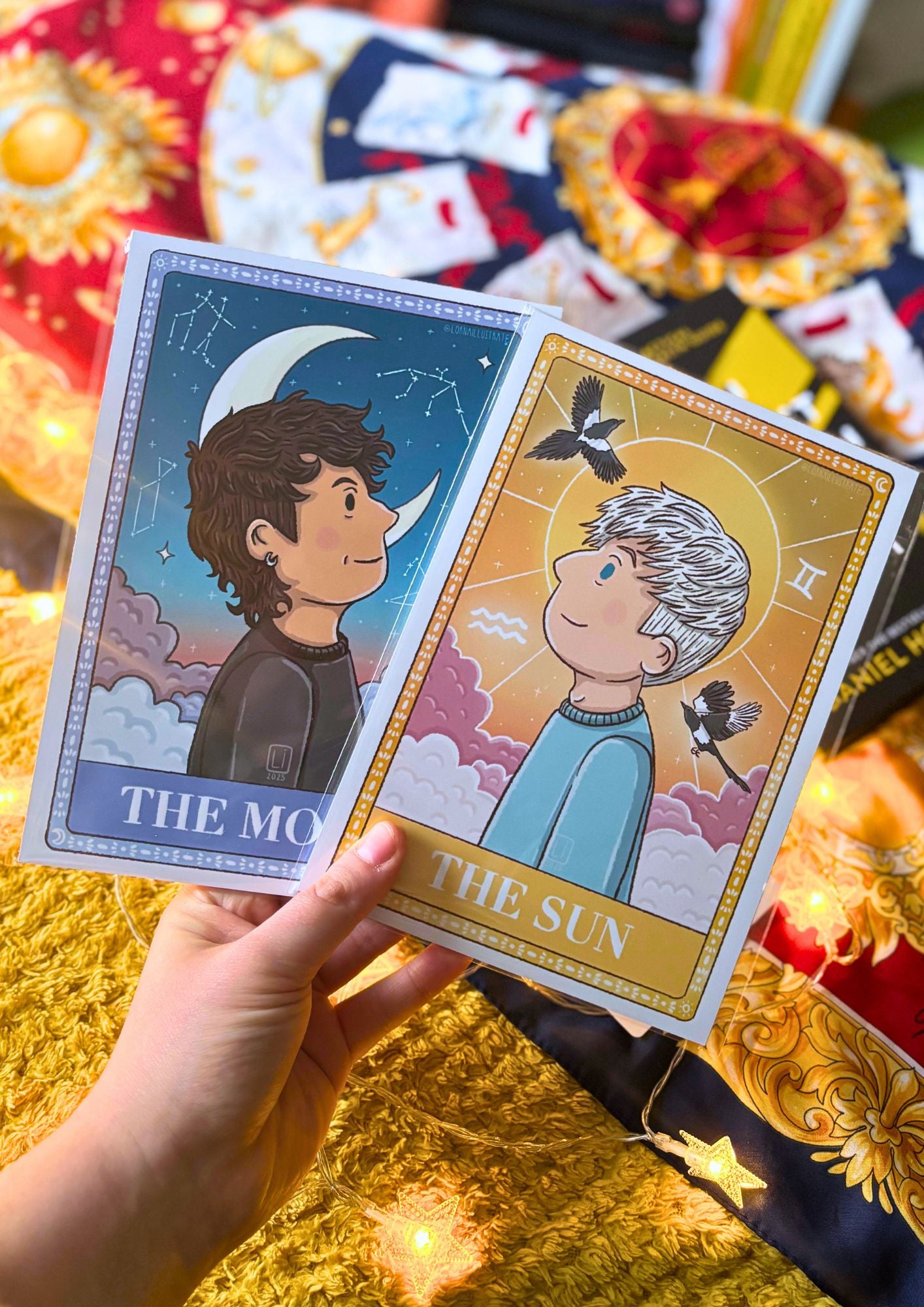 The Moon Tarot Card | Dan and Phil Fanart Print A5