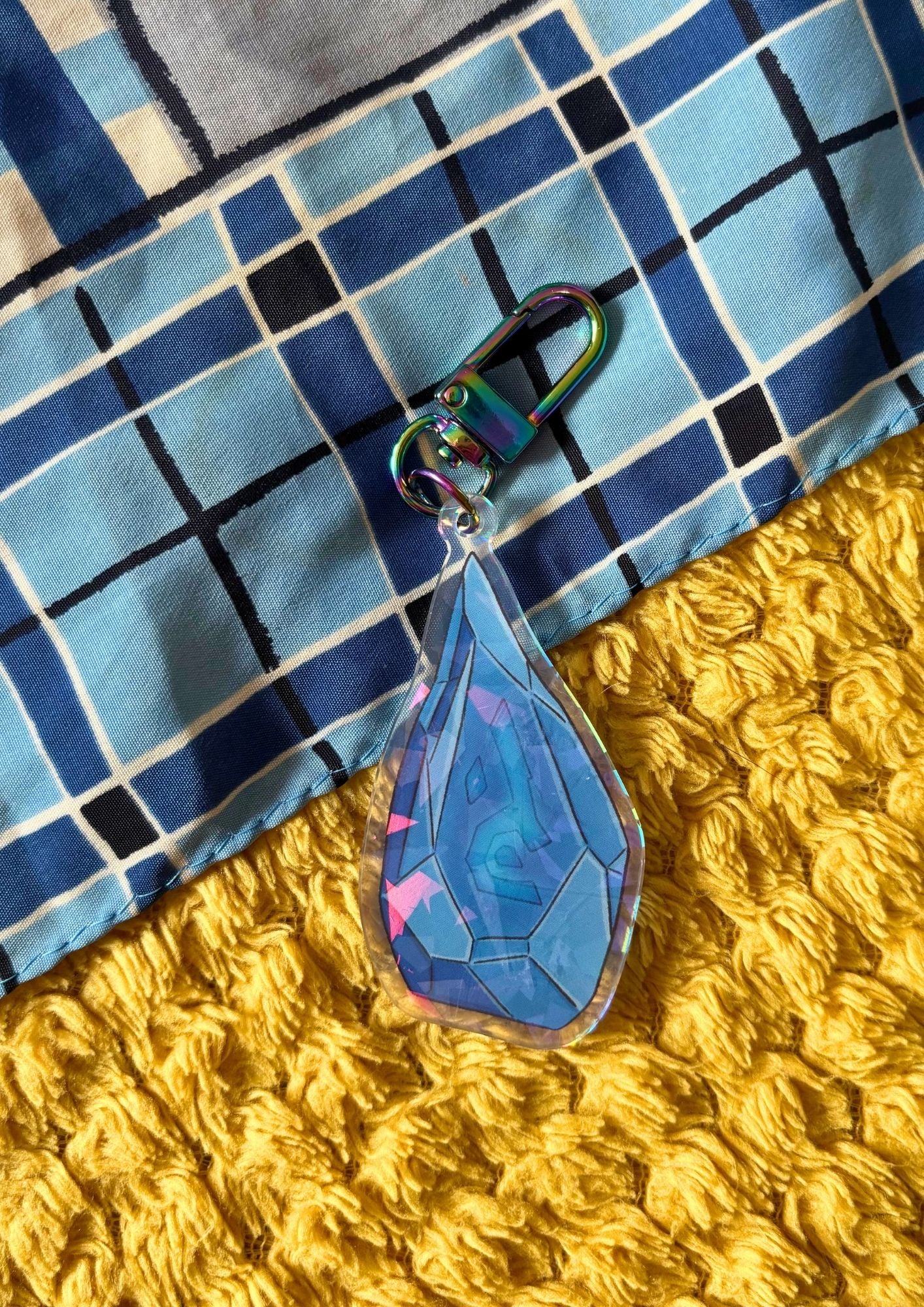 Hex Crystal | Arcane Acrylic Keyring