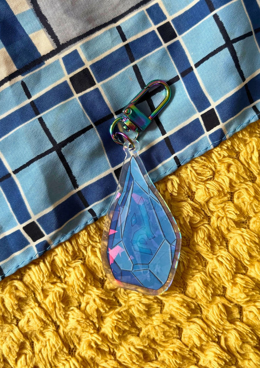 Hex Crystal | Arcane Acrylic Keyring