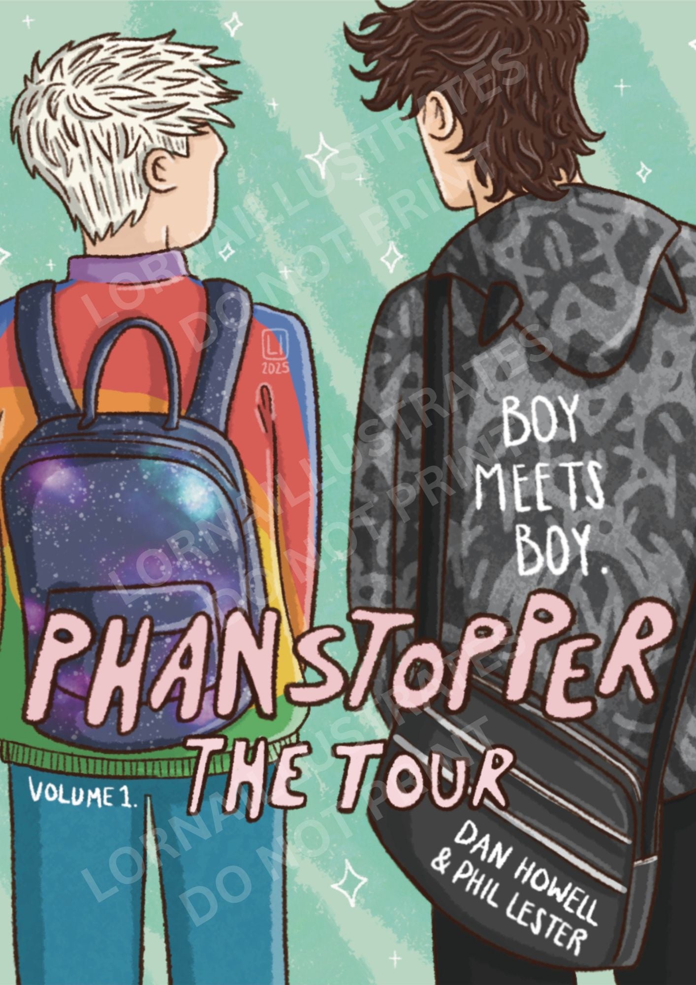 Phanstopper: The Tour | Dan and Phil Fanart Print A5