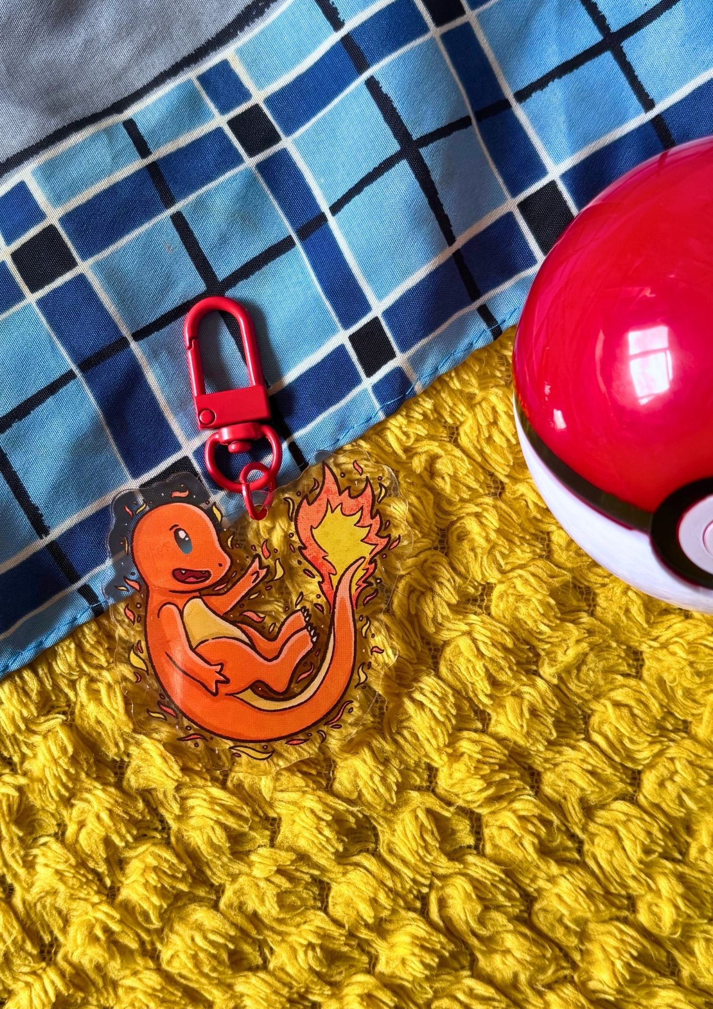 Fire Starter | Pokemon Acrylic Keyring