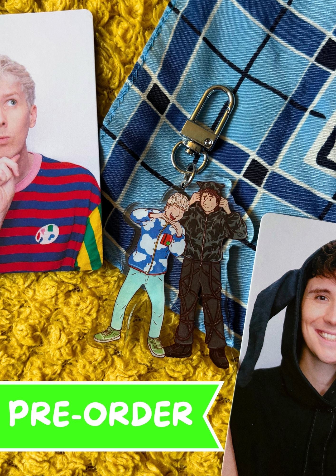 PREORDER Fleece Boys | Dan and Phil Keyring