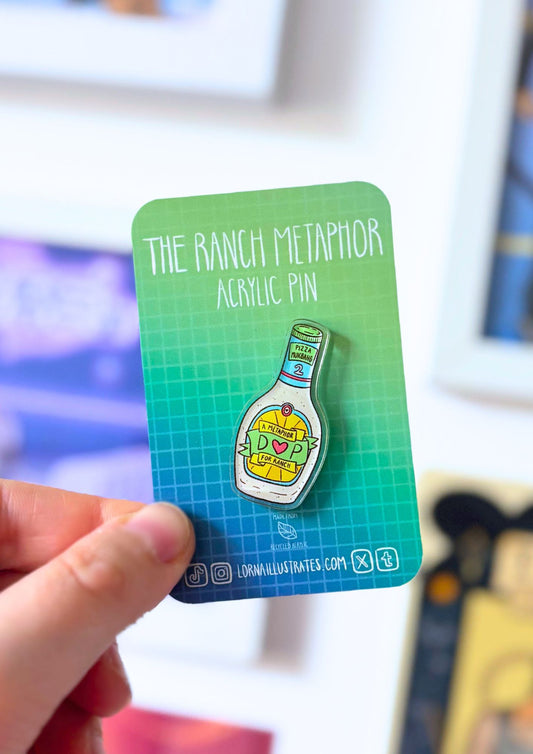 A Metaphor For Ranch | Dan and Phil Acrylic Pin
