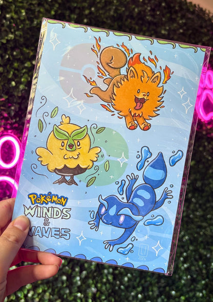 Waves & Wind | Fanart Print A5