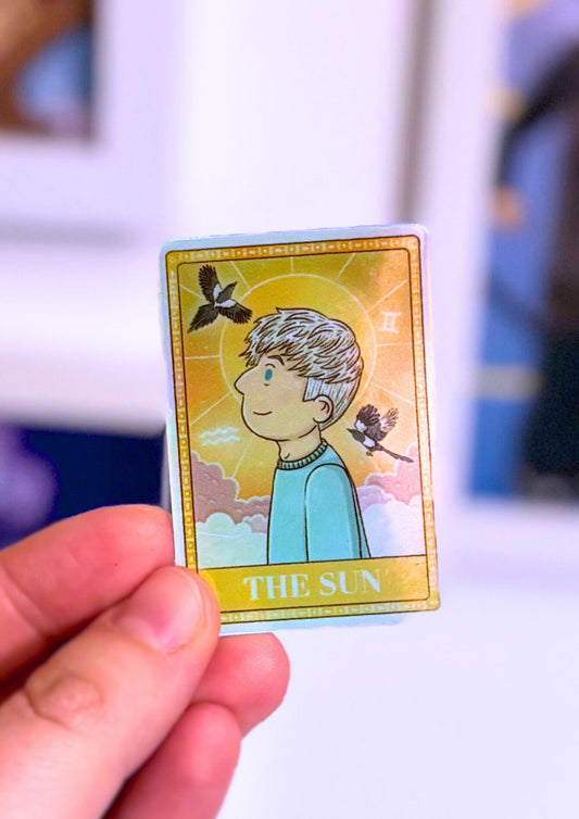 The Sun Tarot | Dan and Phil Holographic Sticker