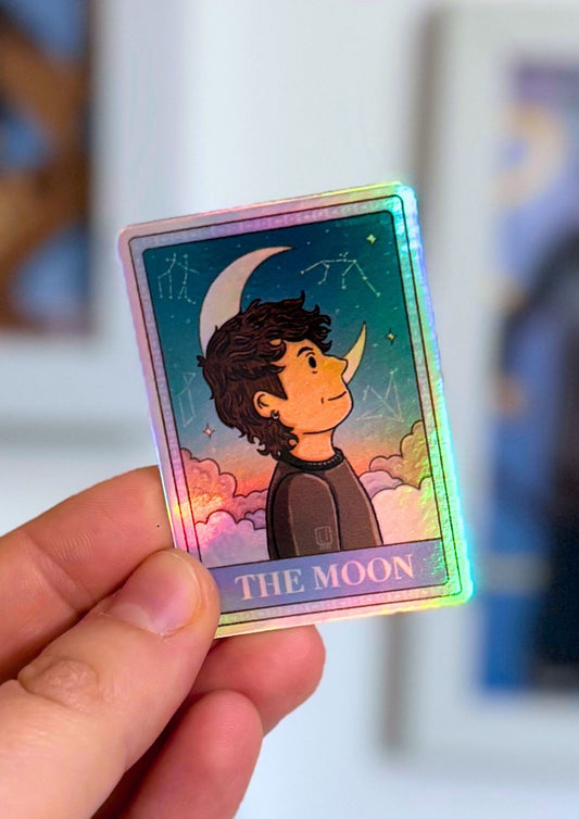 The Moon Tarot | Dan and Phil Holographic Sticker