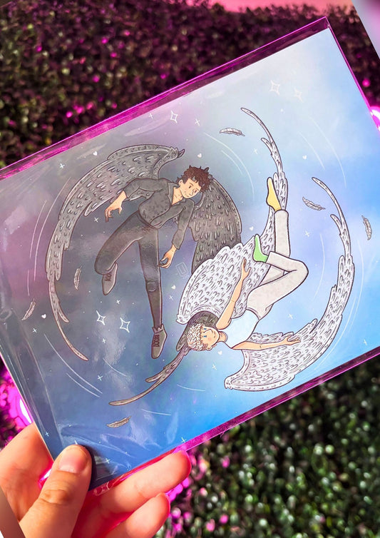 Angel & Devil | Dan and Phil Fanart Print A5