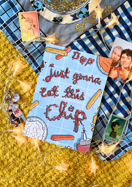 Chips'n'Dips | Dan and Phil Fanart Print A5