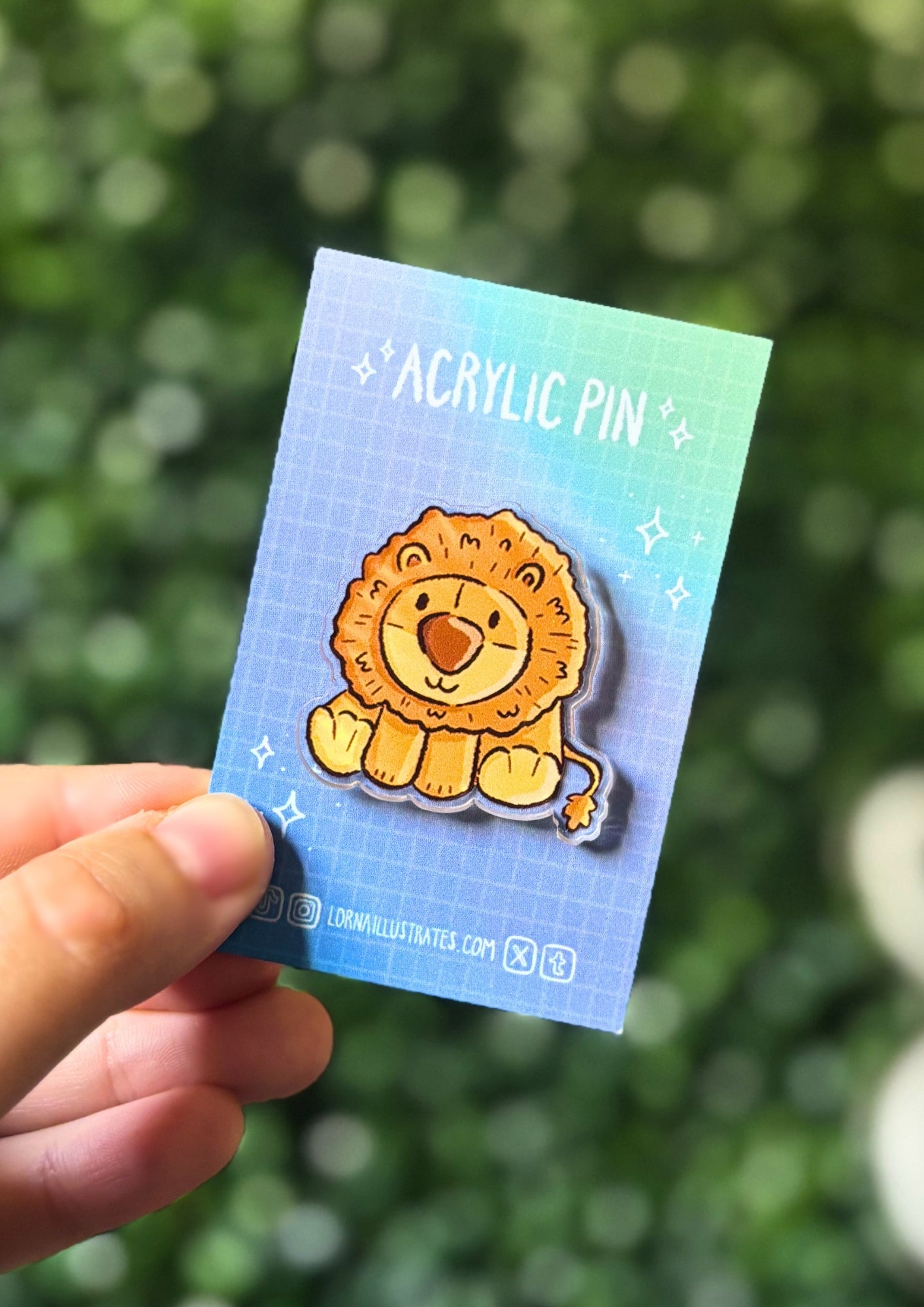 Amazing Lion | Dan and Phil Acrylic Pin