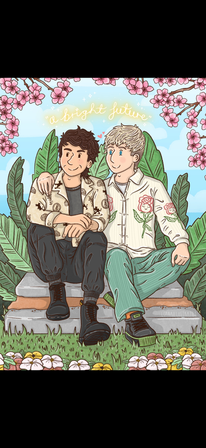 A Brighter Future | Dan and Phil Fanart A4 Print