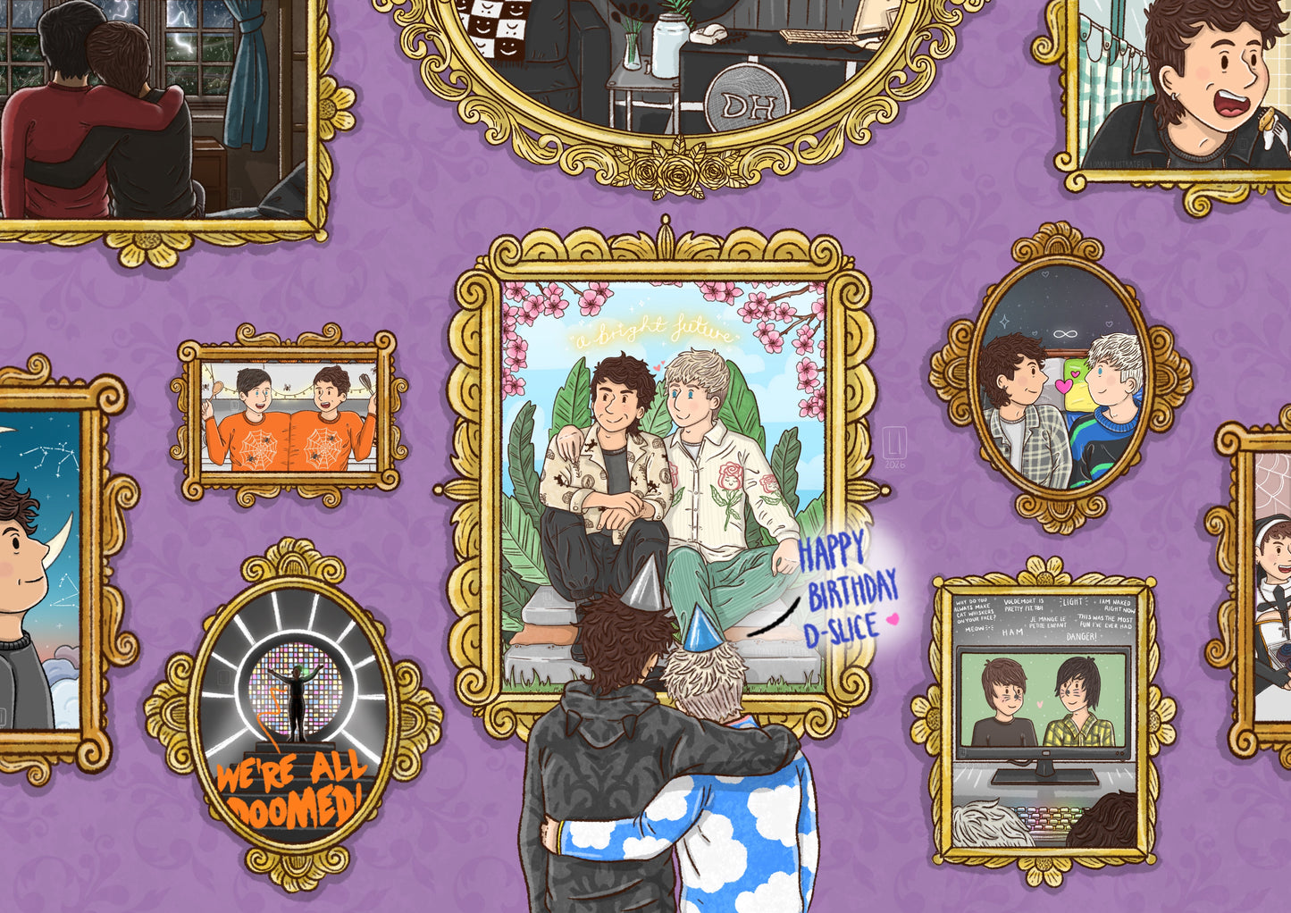 The Museum of Us | Dan and Phil Fanart Print