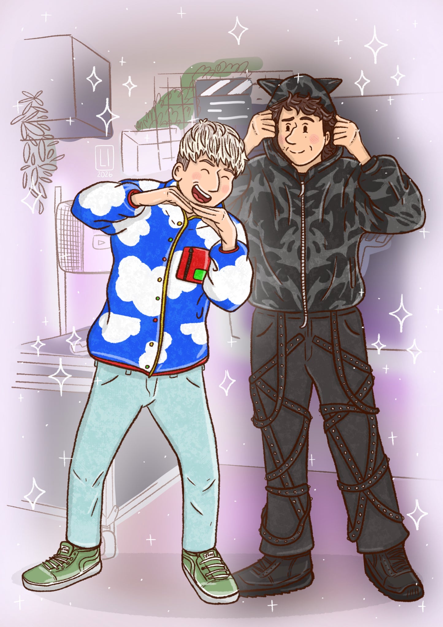 Fleece Boys | Dan and Phil Fanart Print A5